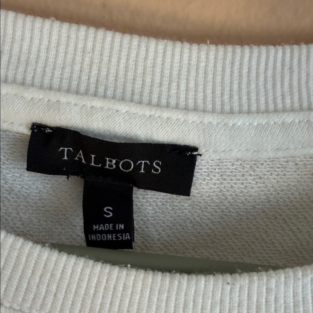 Talbots Kids White Shirt With Lemon Accents View 2